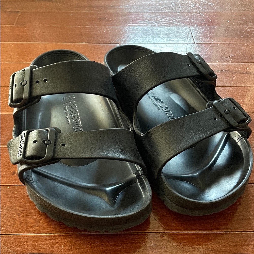 Birkenstock Men's Arizona Eva Black Sandals - size 41